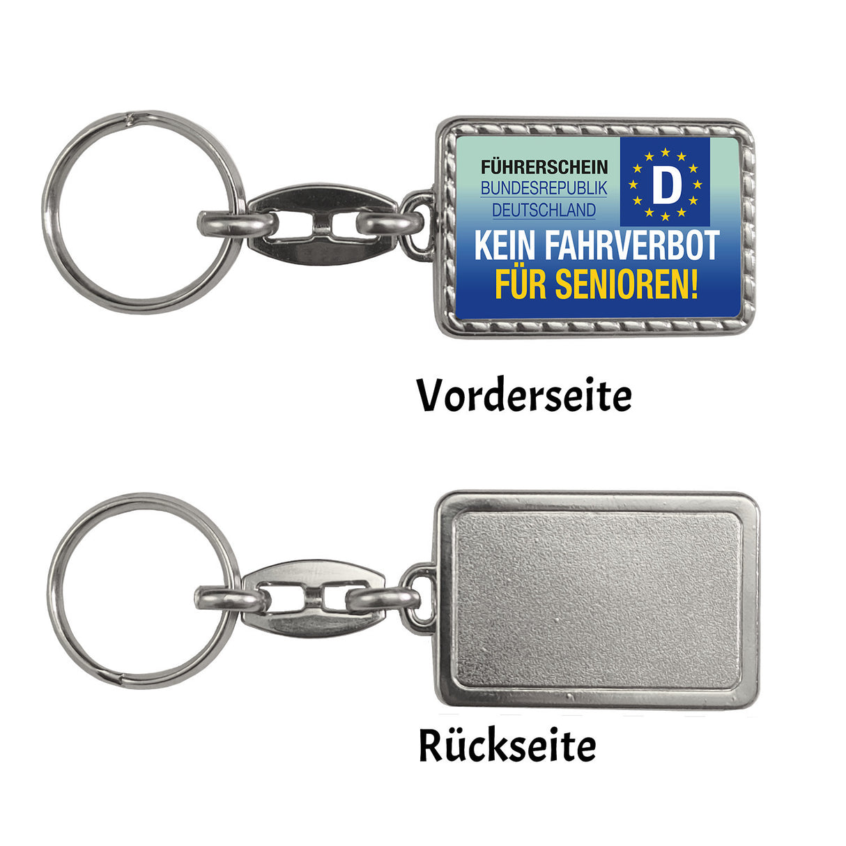 Kein Fahrverbot für Senioren Schlüsselanhänger