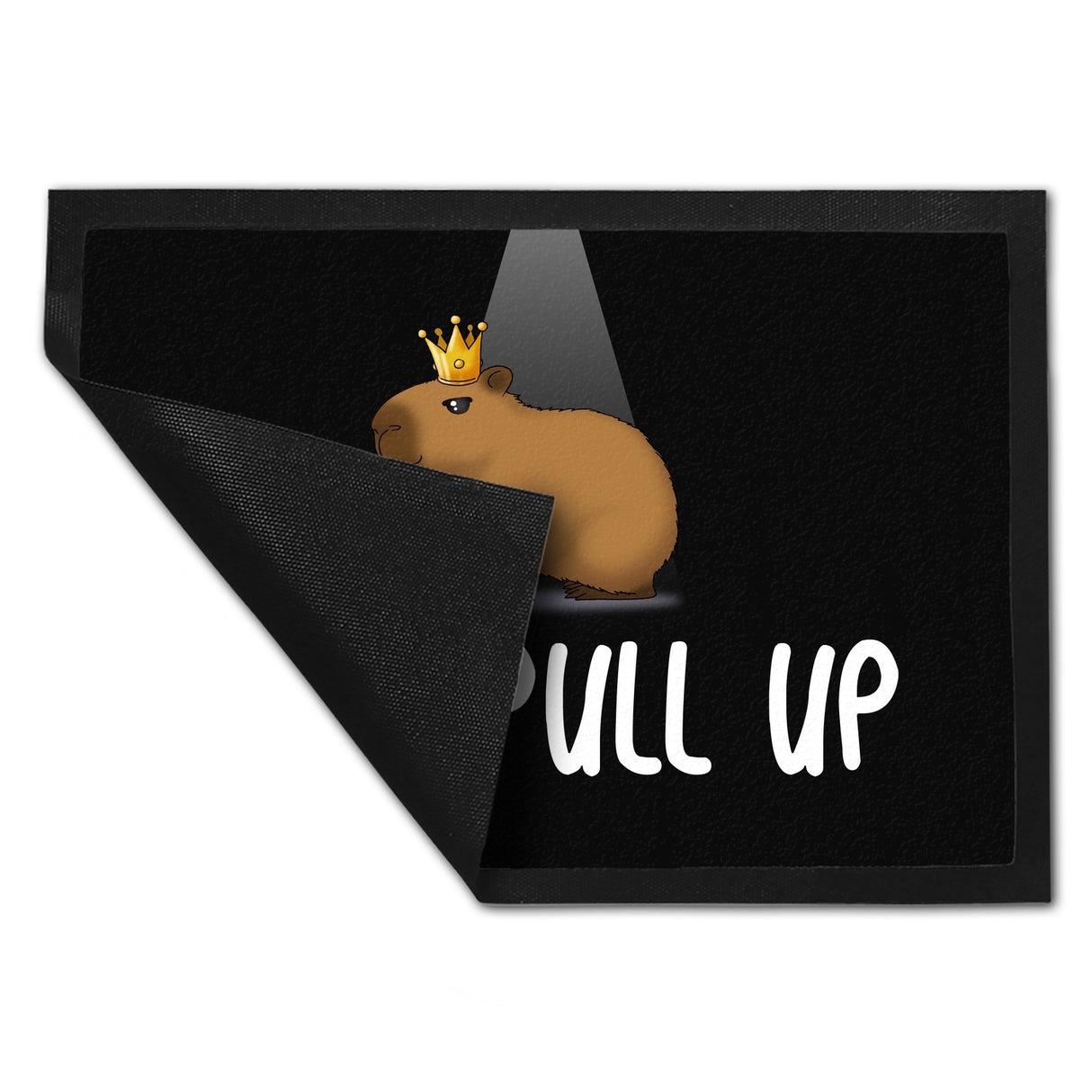Okay I Pull Up normales Capybara Meme Fußmatte