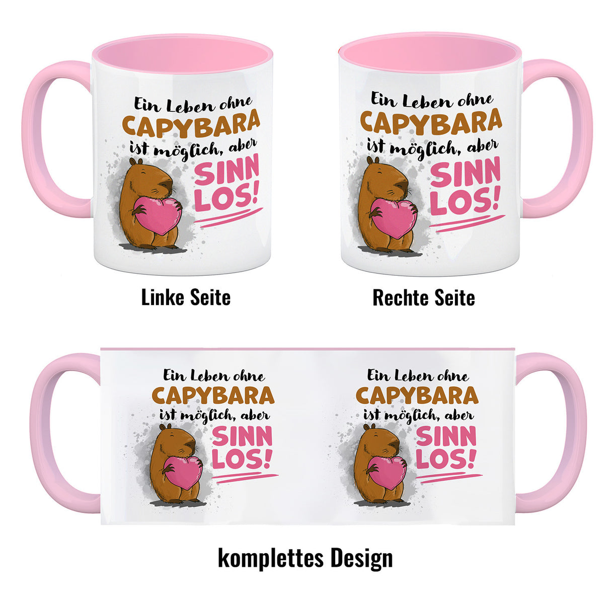 Ein Leben ohne Capybara ist möglich, aber sinnlos Kaffeebecher