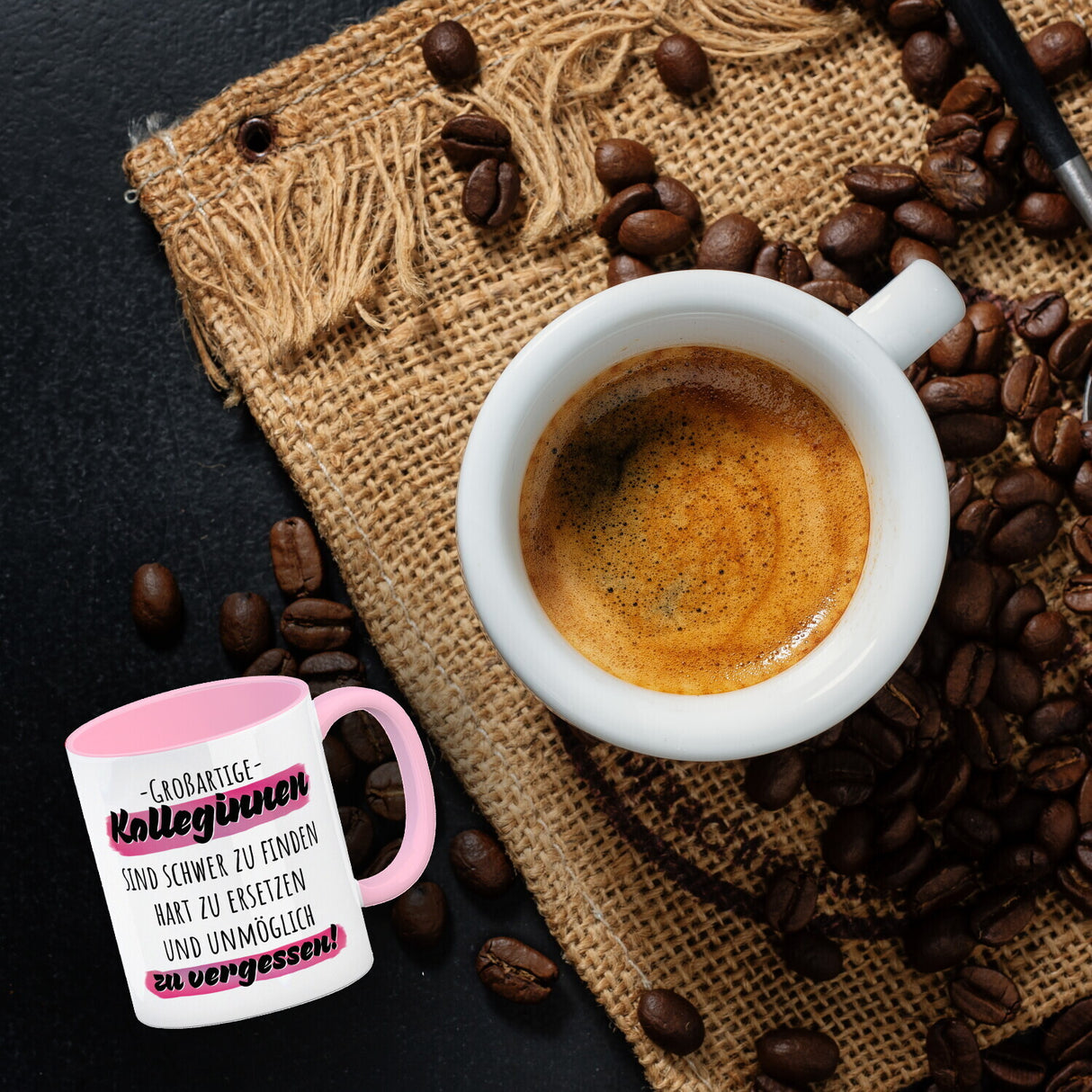 Großartige Kolleginnen sind schwer zu finden Kaffeebecher