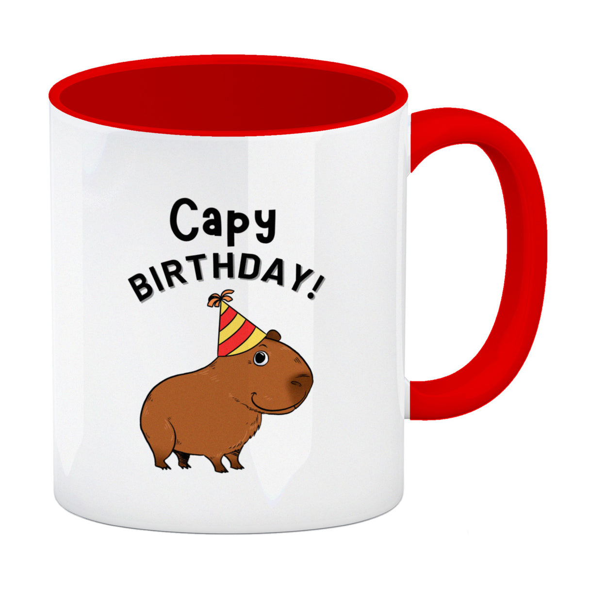 Capy Birthday Kaffeebecher mit niedlichem Capybara