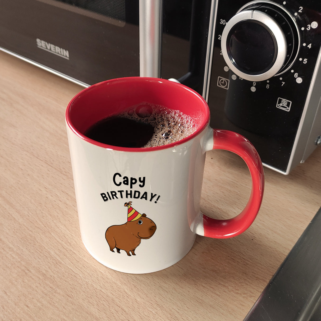 Capy Birthday Kaffeebecher mit niedlichem Capybara