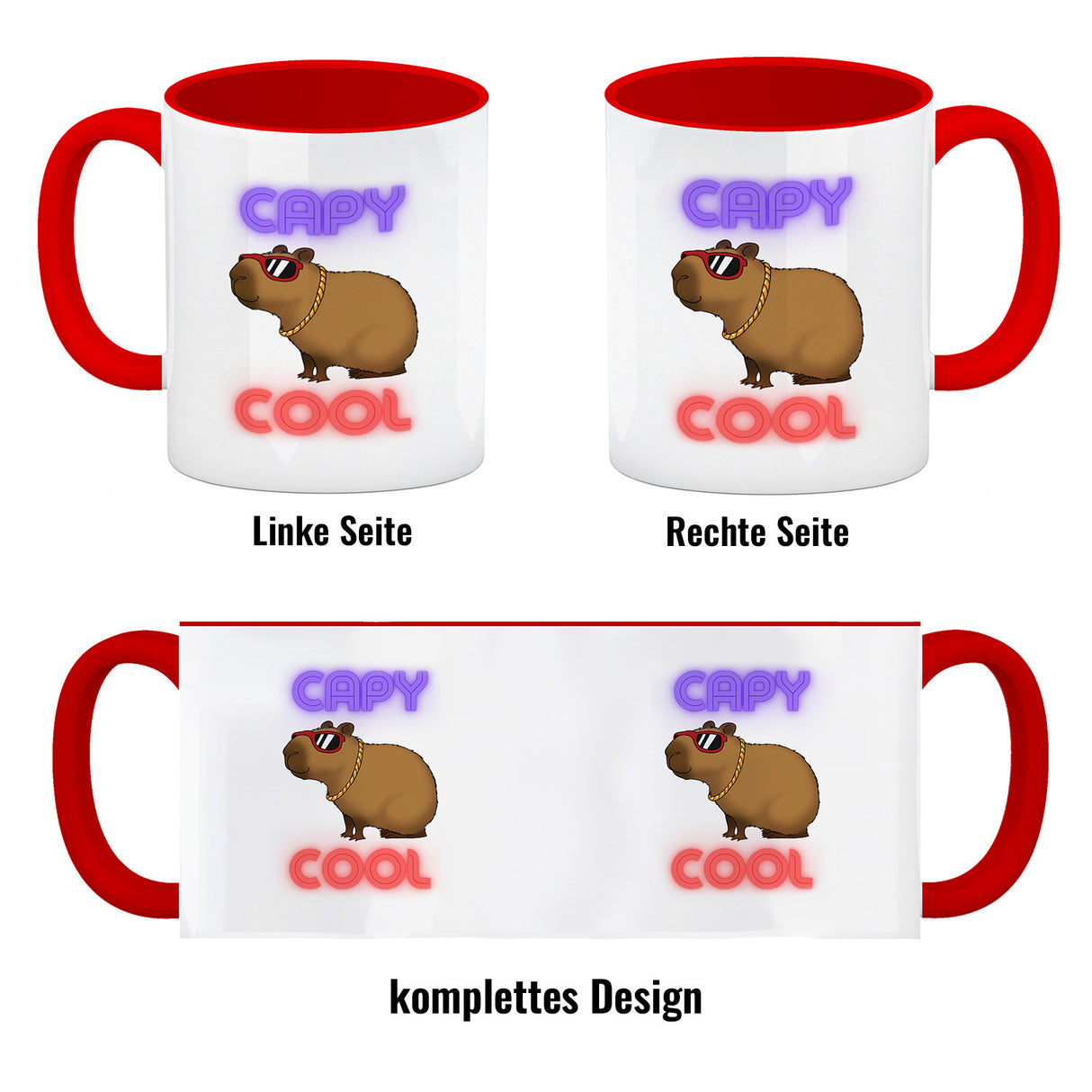 Capy Cool Kaffeebecher mit coolem Capybara
