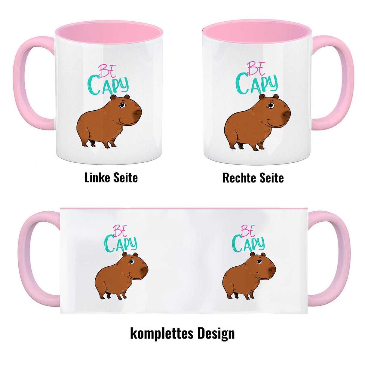 Be Capy Kaffeebecher mit niedlichen Capybara Motiv