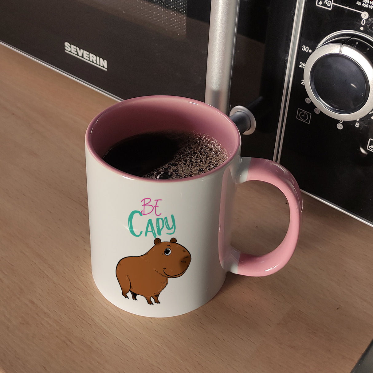 Be Capy Kaffeebecher mit niedlichen Capybara Motiv