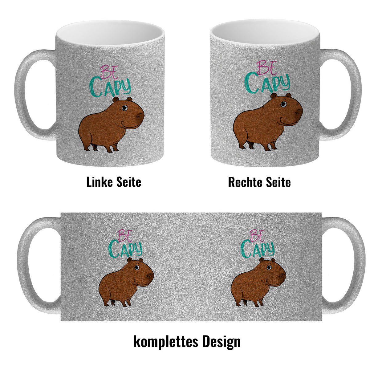 Be Capy Kaffeebecher mit niedlichen Capybara Motiv