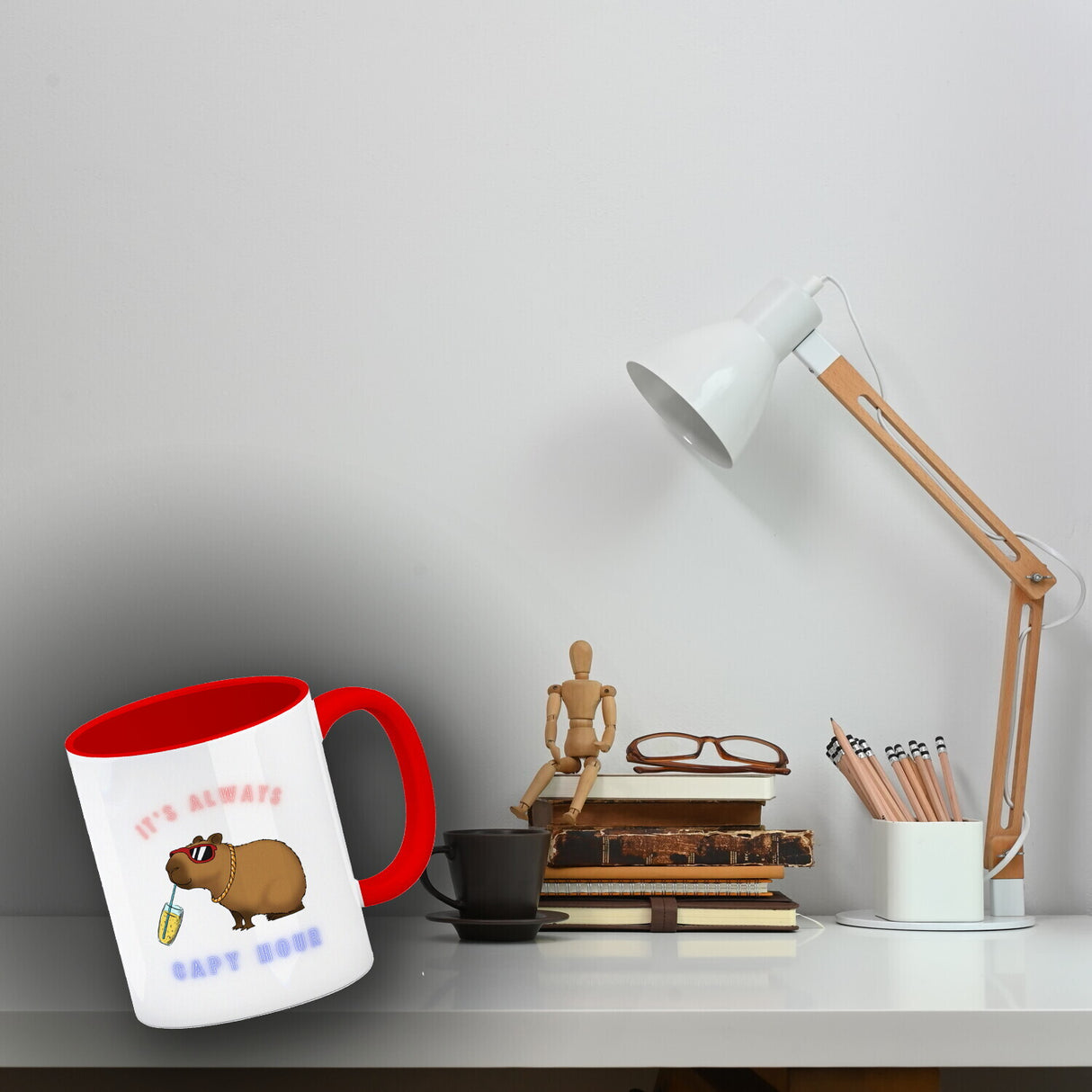 It´s always capy hour Kaffeebecher mit coolem Capybara Motiv
