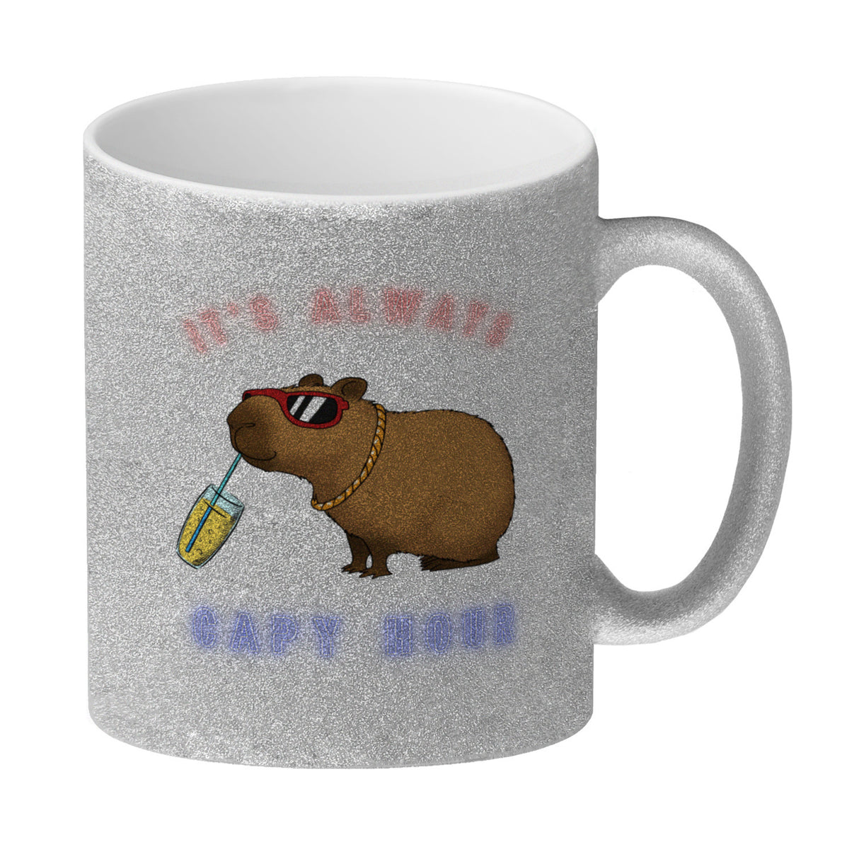 It´s always capy hour Kaffeebecher mit coolem Capybara Motiv