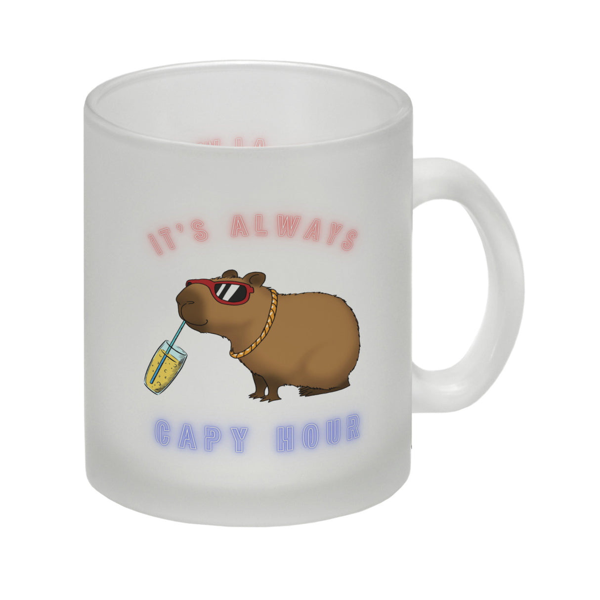 It´s always capy hour Kaffeebecher mit coolem Capybara Motiv