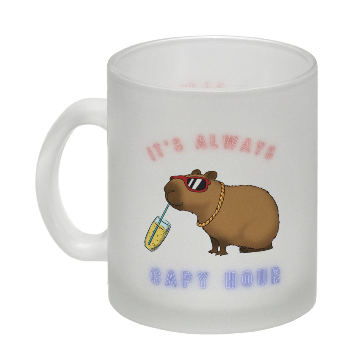It´s always capy hour Kaffeebecher mit coolem Capybara Motiv