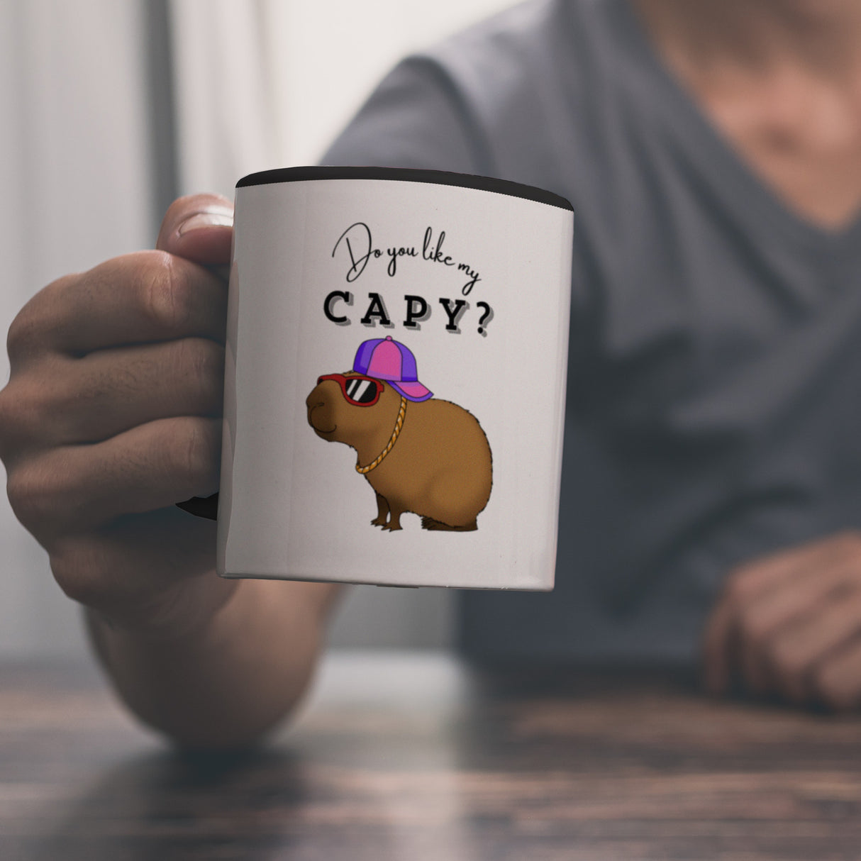 Do you like my Capy? Capybara Kaffeebecher