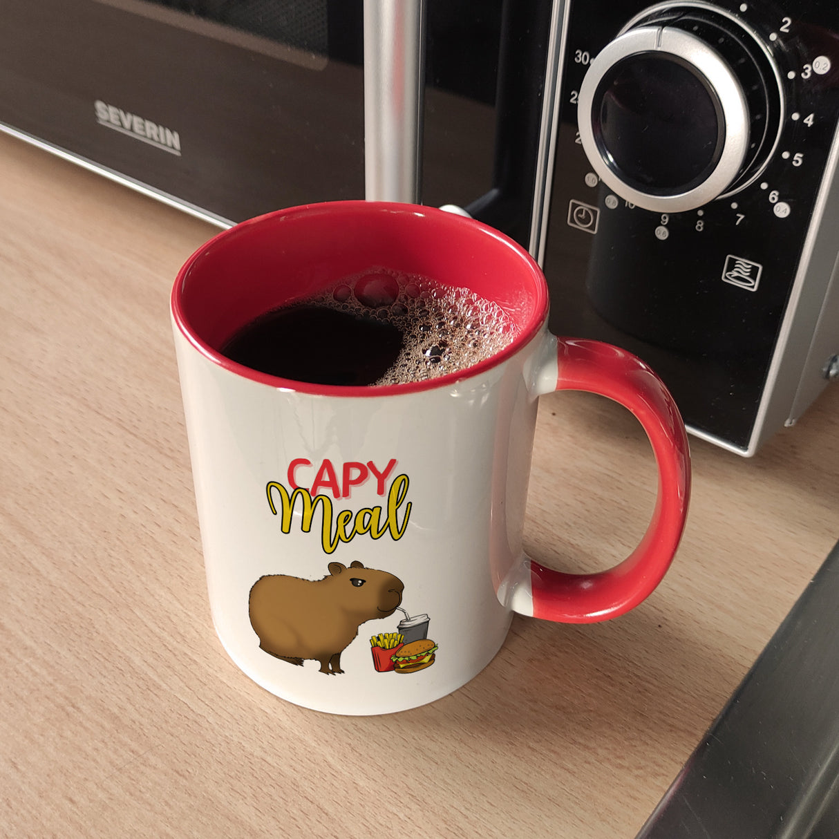 Capy Meal Fast Food Kaffeebecher mit niedlichem Capybara