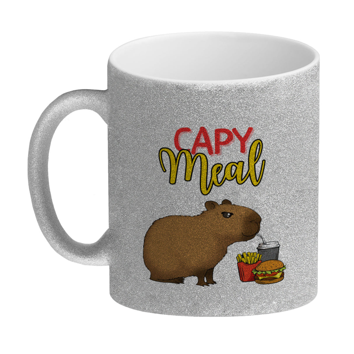 Capy Meal Fast Food Kaffeebecher mit niedlichem Capybara