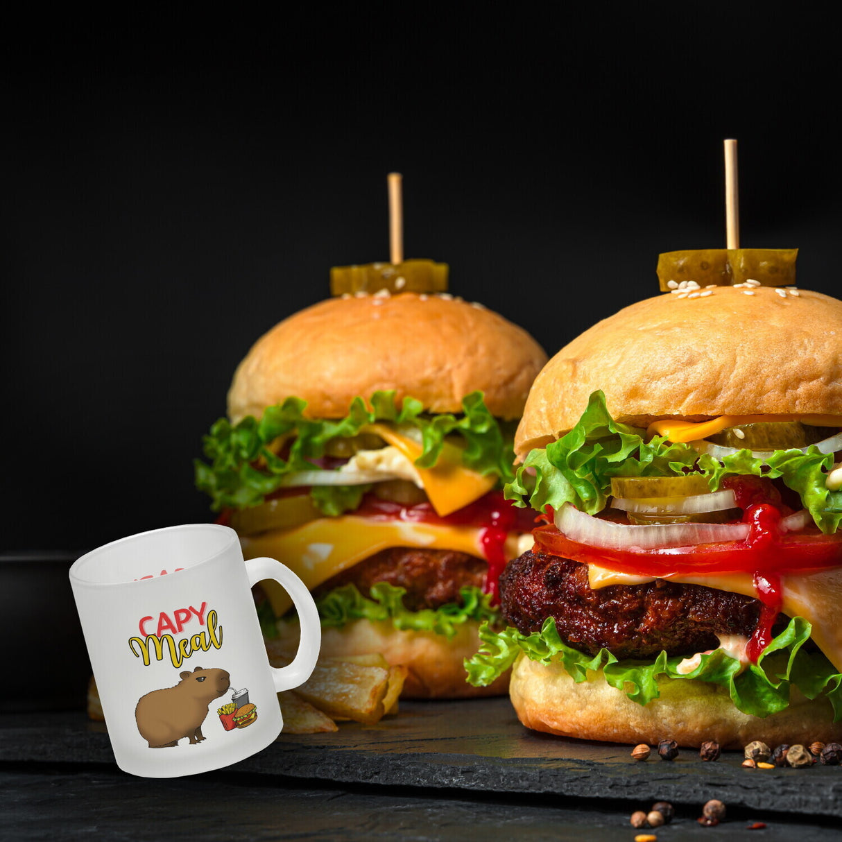 Capy Meal Fast Food Kaffeebecher mit niedlichem Capybara