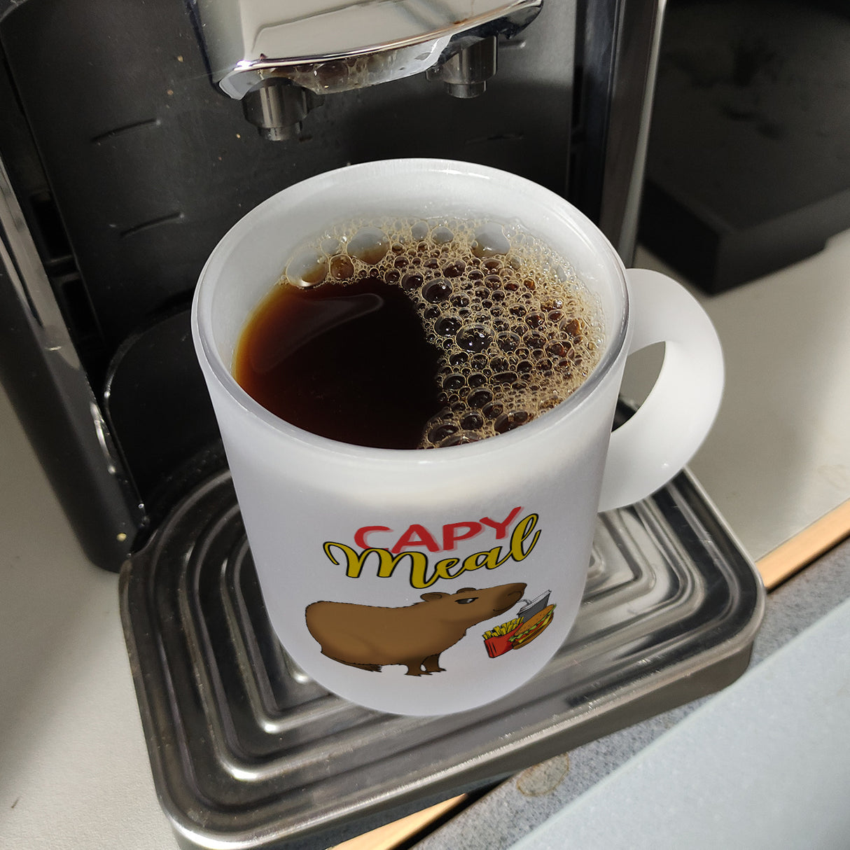 Capy Meal Fast Food Kaffeebecher mit niedlichem Capybara