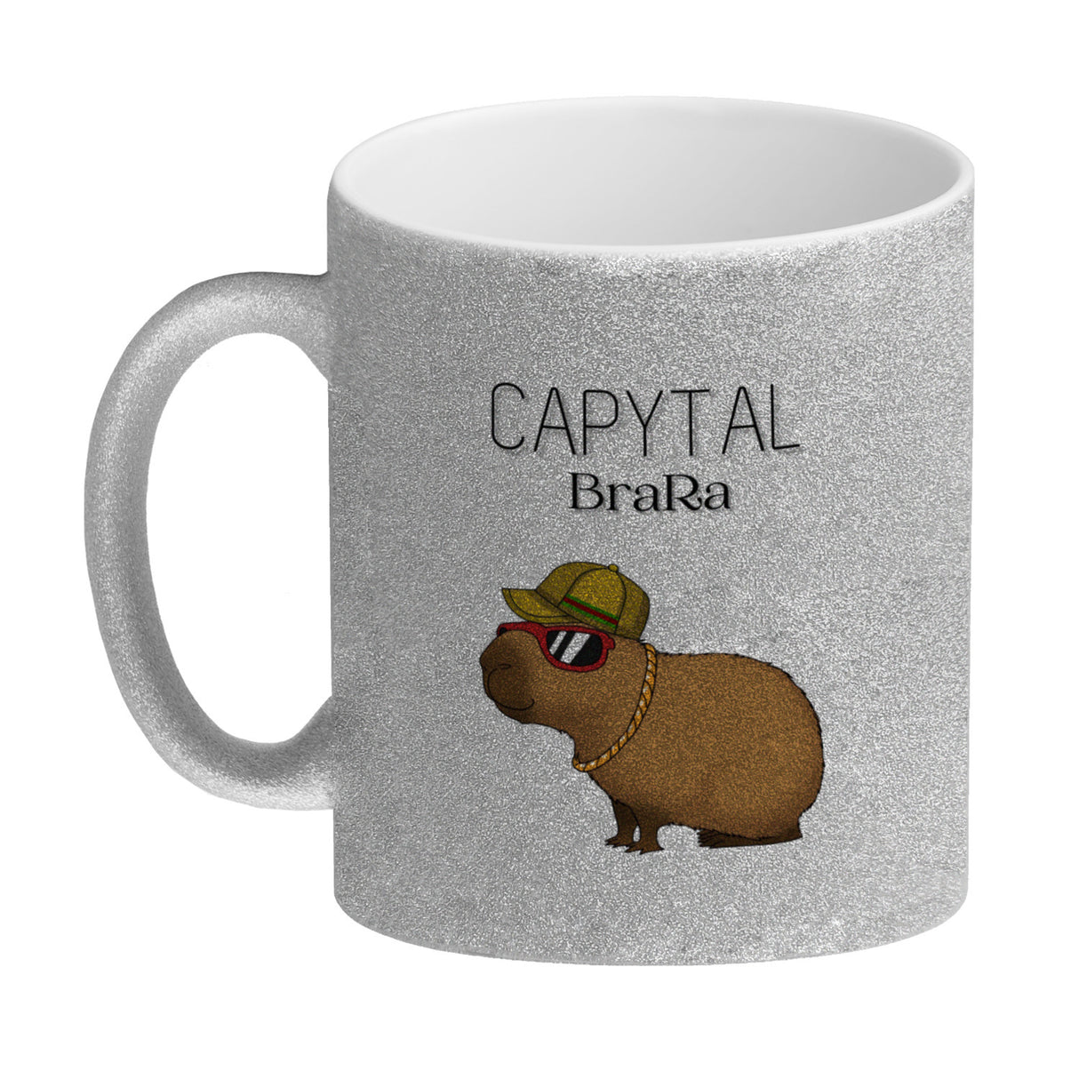 Capytal BraRa Kaffeebecher mit rappendem Capibara