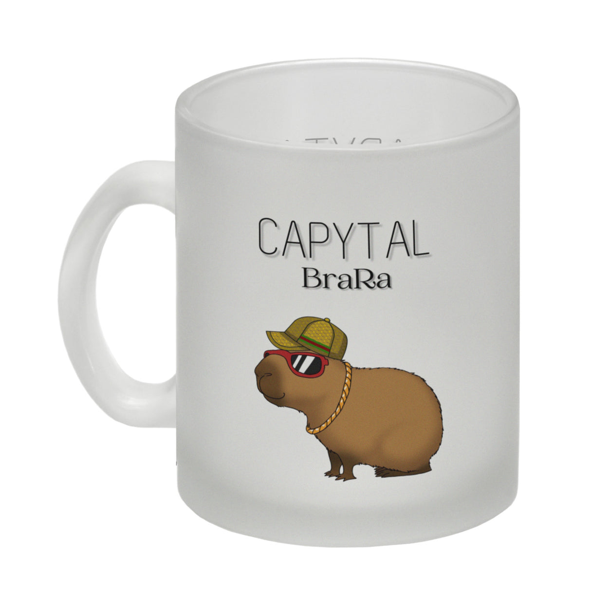 Capytal BraRa Kaffeebecher mit rappendem Capibara