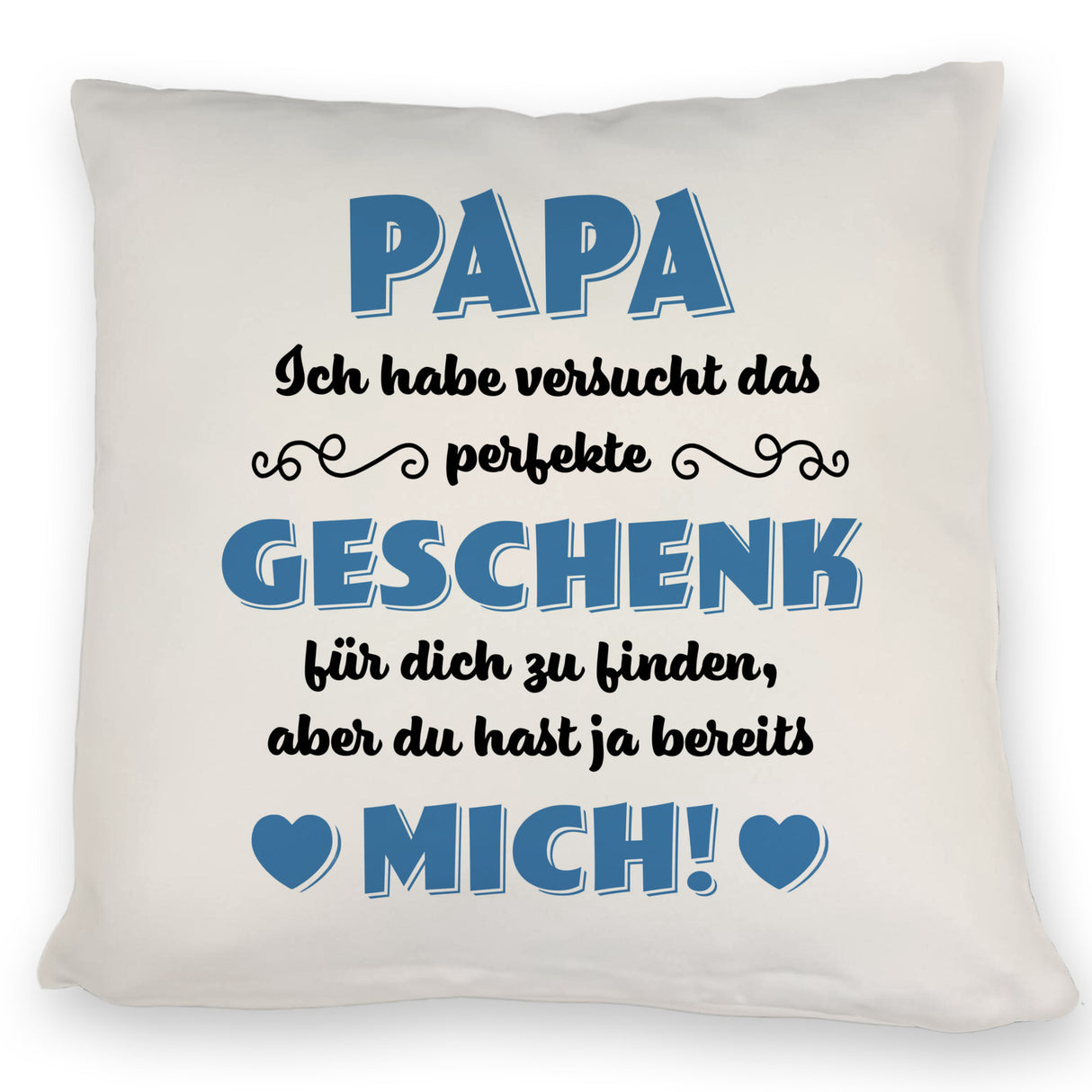 Kissen mit Spruch Mama ich habe versucht das beste Geschenk zu finden