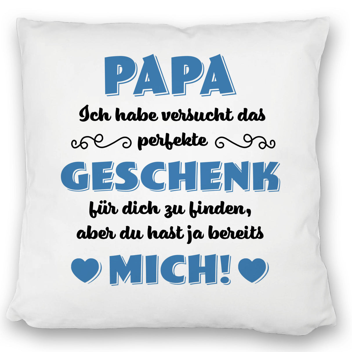 Kissen mit Spruch Mama ich habe versucht das beste Geschenk zu finden