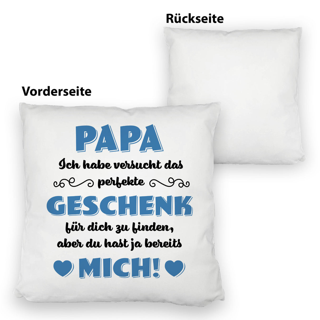 Kissen mit Spruch Mama ich habe versucht das beste Geschenk zu finden