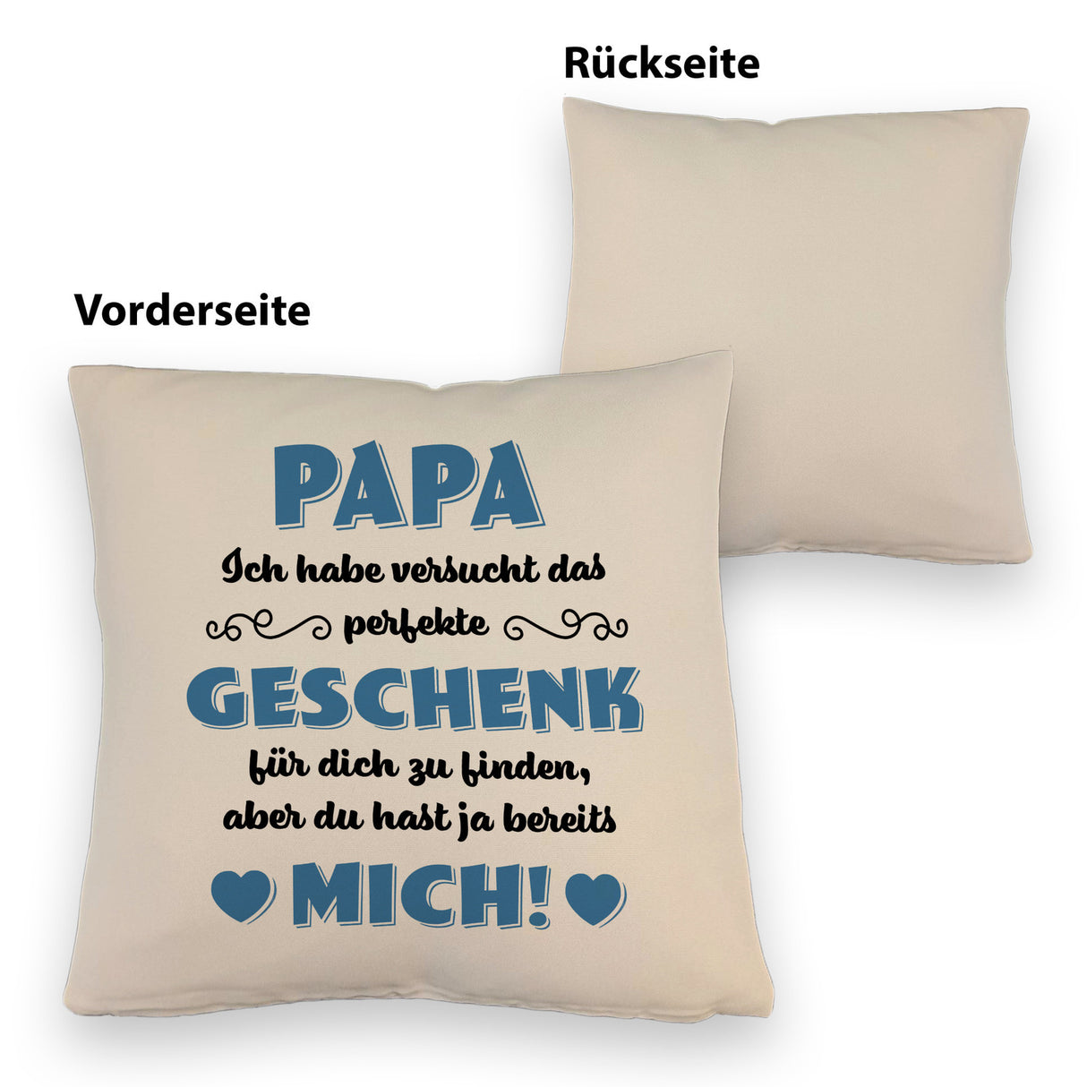 Kissen mit Spruch Mama ich habe versucht das beste Geschenk zu finden