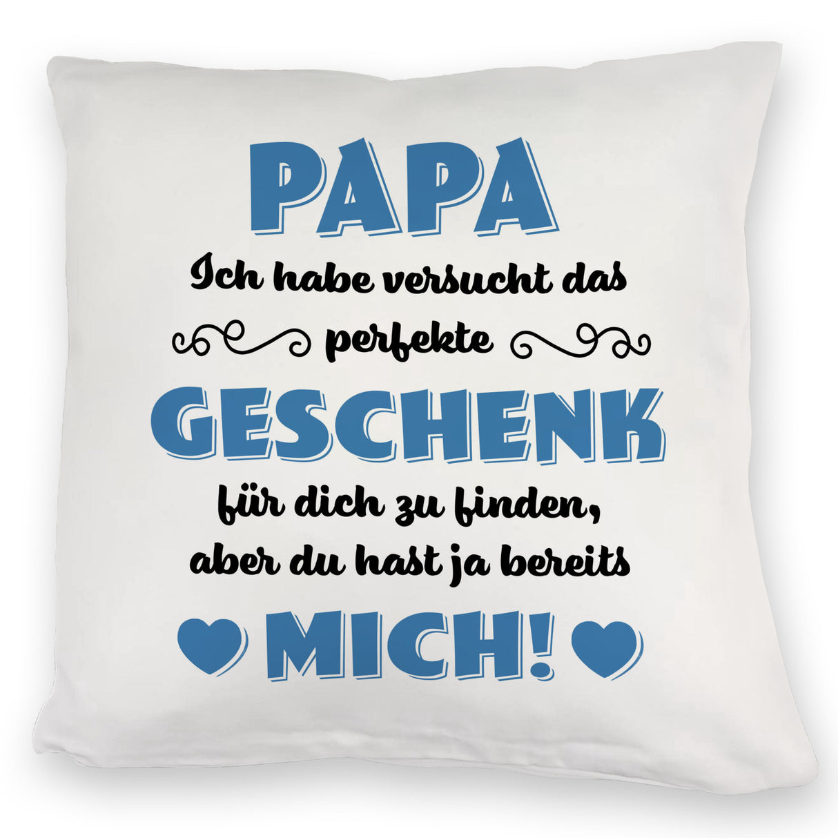 Kissen mit Spruch Mama ich habe versucht das beste Geschenk zu finden