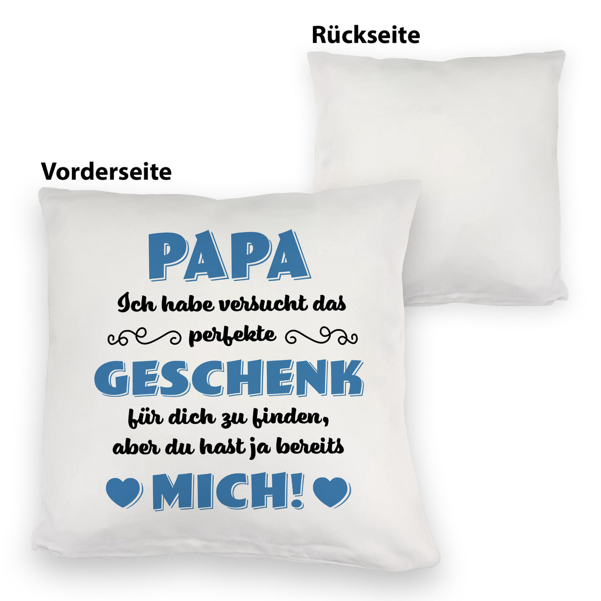 Kissen mit Spruch Mama ich habe versucht das beste Geschenk zu finden