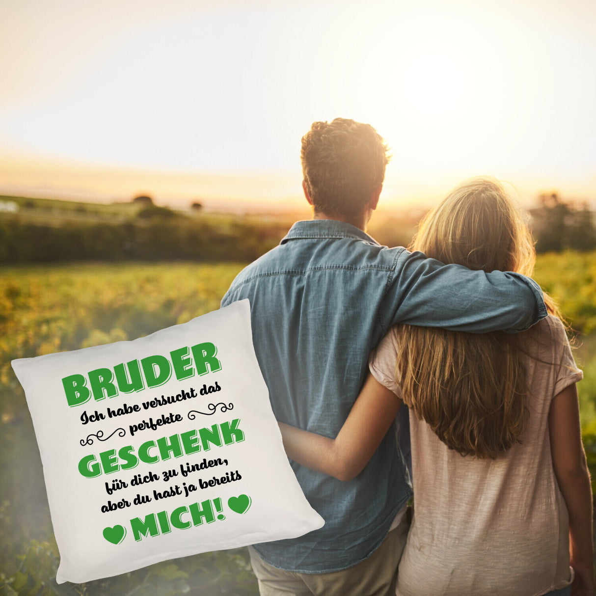 Kissen mit Spruch Mama ich habe versucht das beste Geschenk zu finden