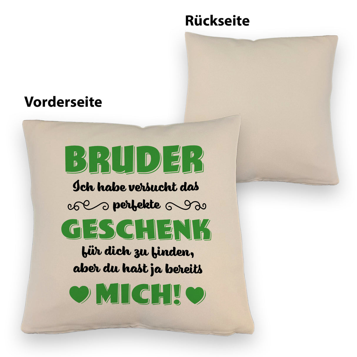 Kissen mit Spruch Mama ich habe versucht das beste Geschenk zu finden