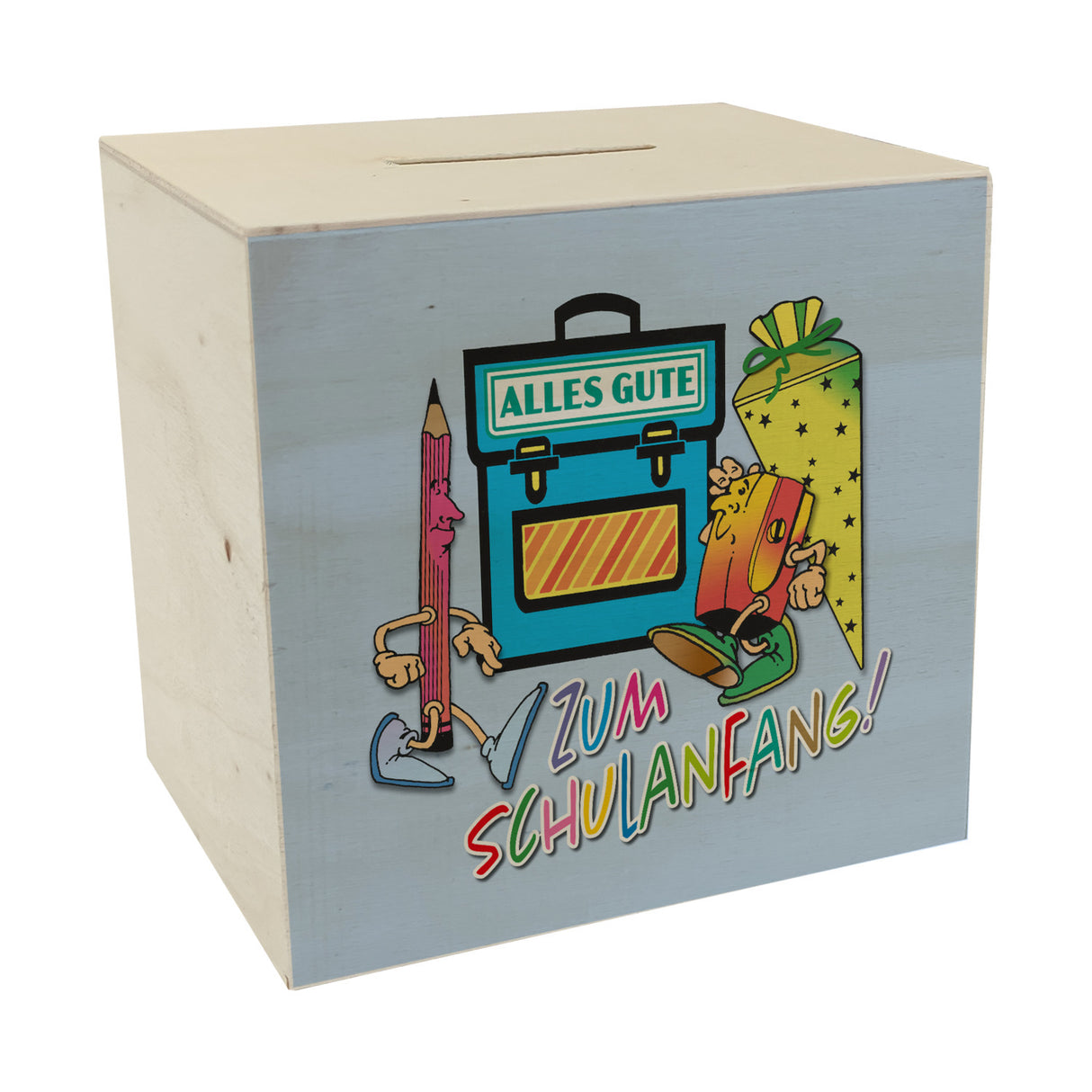 Alles Gute zum Schulanfang Spardose