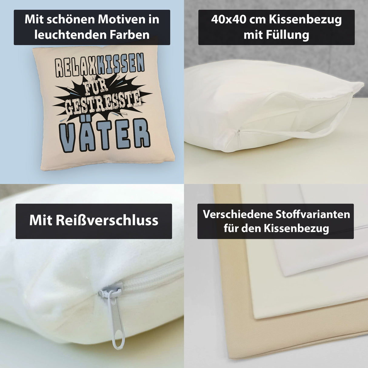 Relax Kissen für gestresste Väter zum Vatertag
