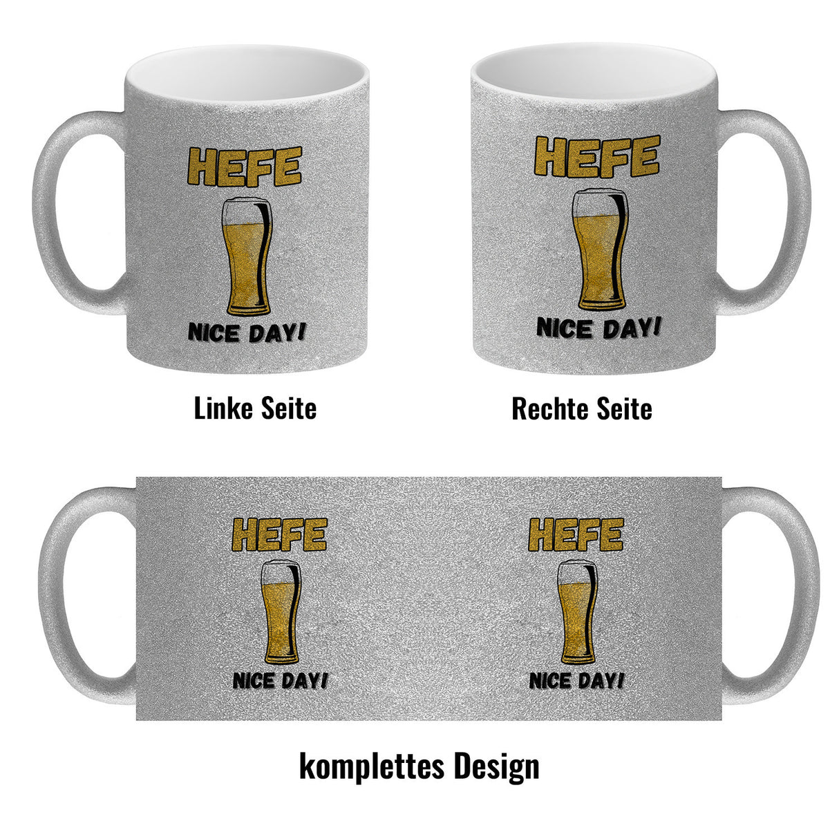 Hefe nice day! Hefeweizen Bier Kaffeebecher