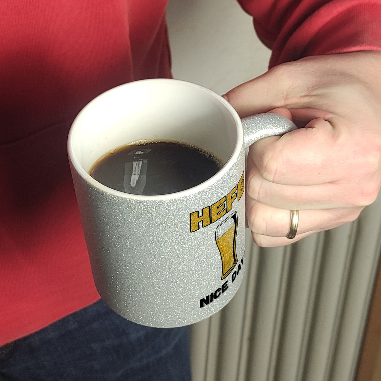 Hefe nice day! Hefeweizen Bier Kaffeebecher