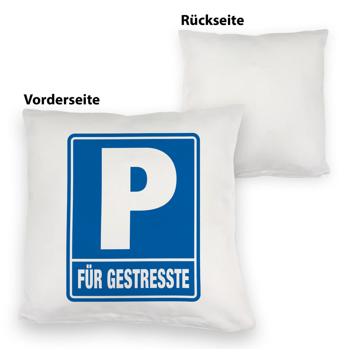 Parkplatz für Gestresste Kissen