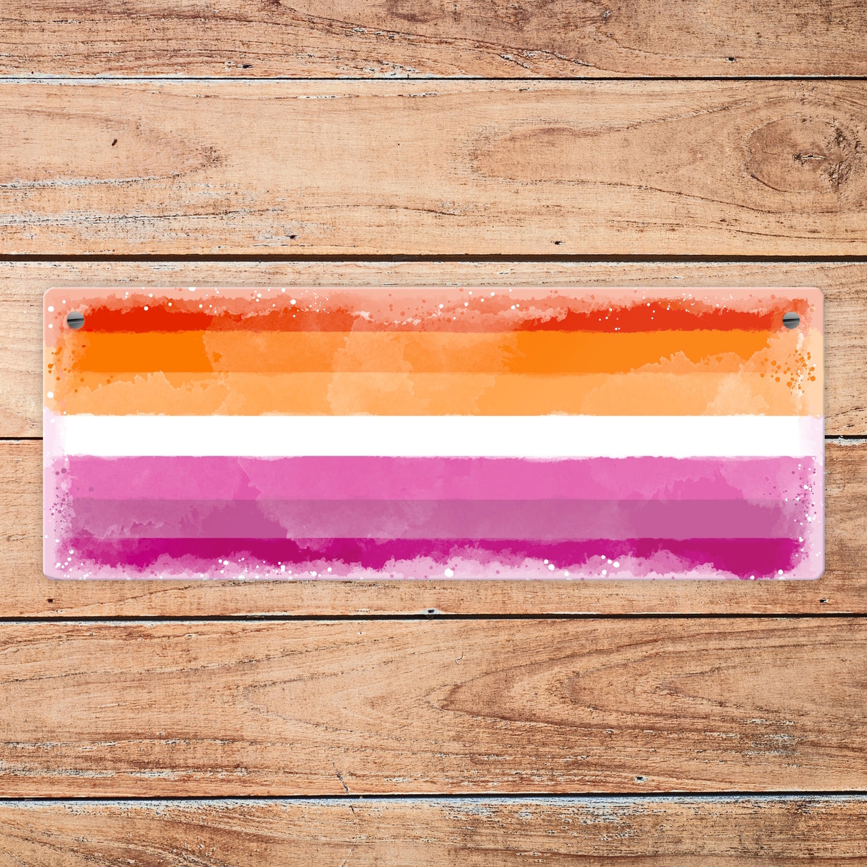 Pride-Flagge Rainbow Metallschild