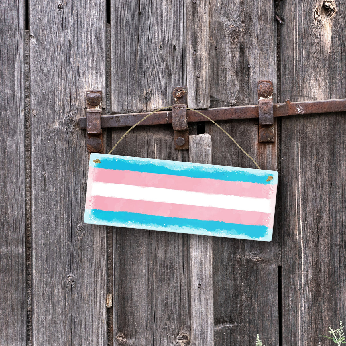 Pride-Flagge Rainbow Metallschild