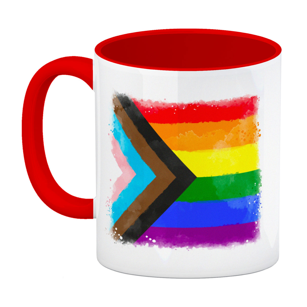 Progress-Pride-Flagge Kaffeebecher