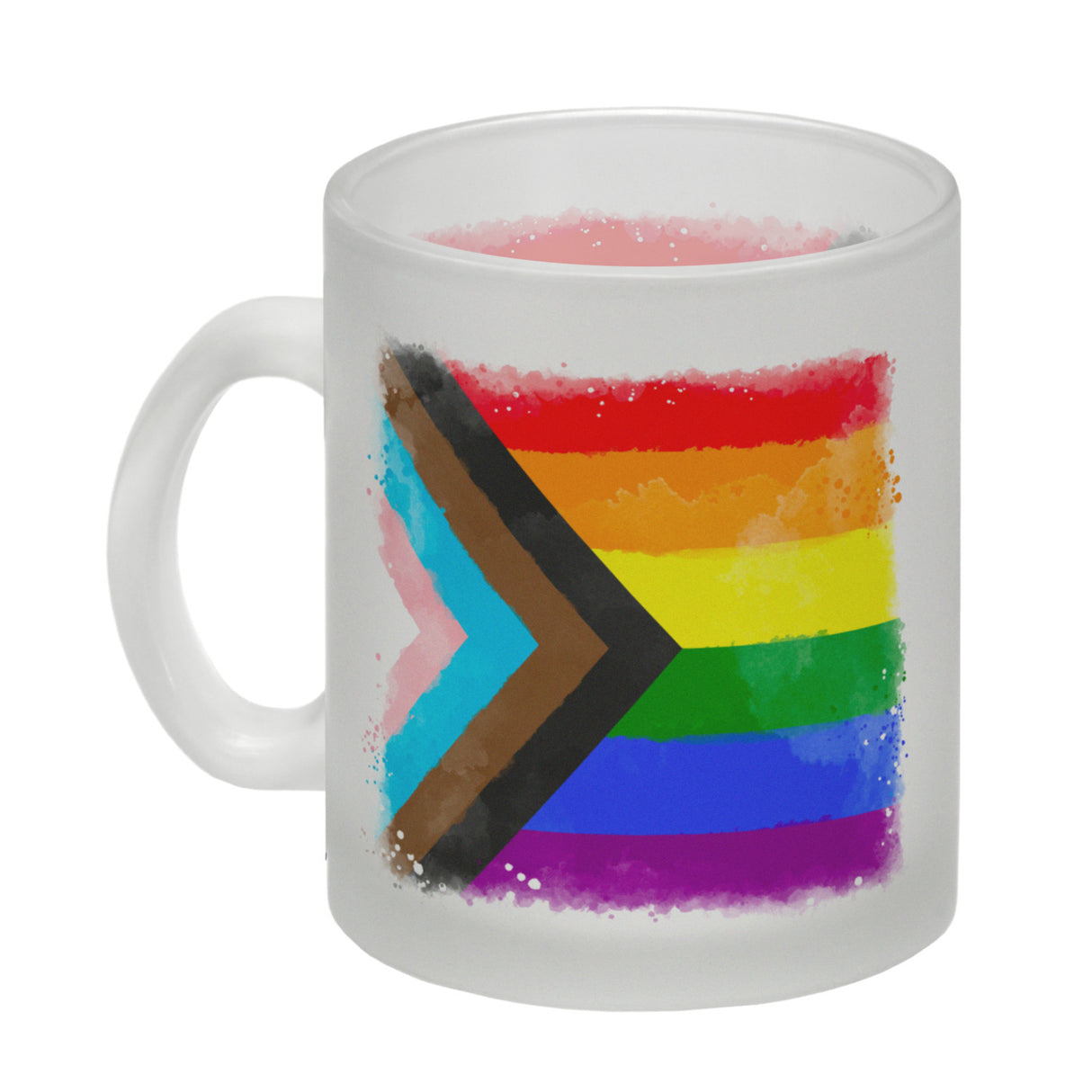 Progress-Pride-Flagge Kaffeebecher