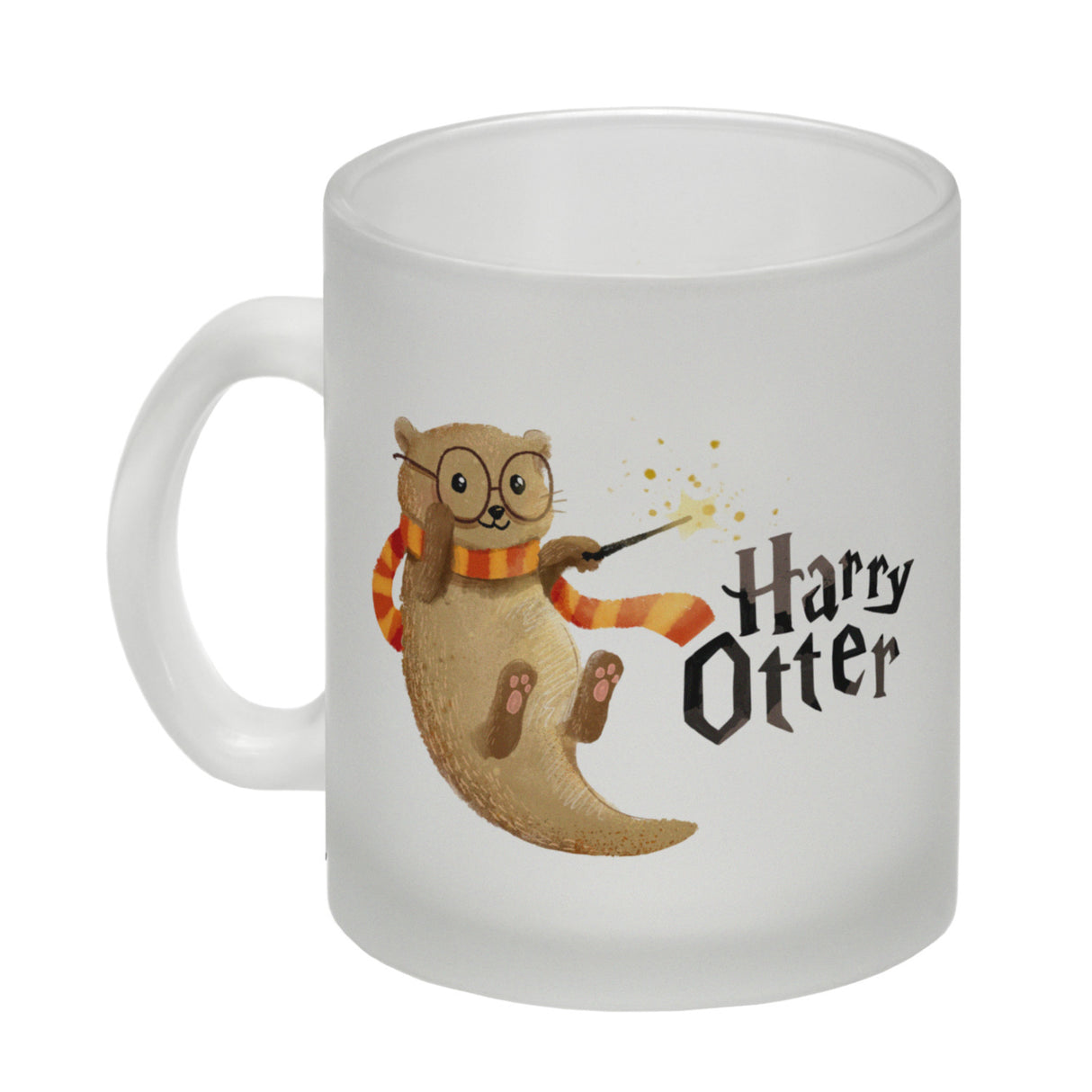 Harry Otter mit Zauberstab Kaffeebecher
