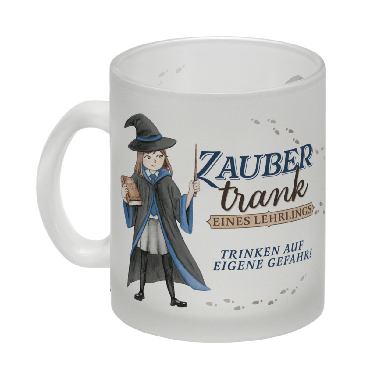 Zaubertrank Kaffeebecher mit Zauberschülerin