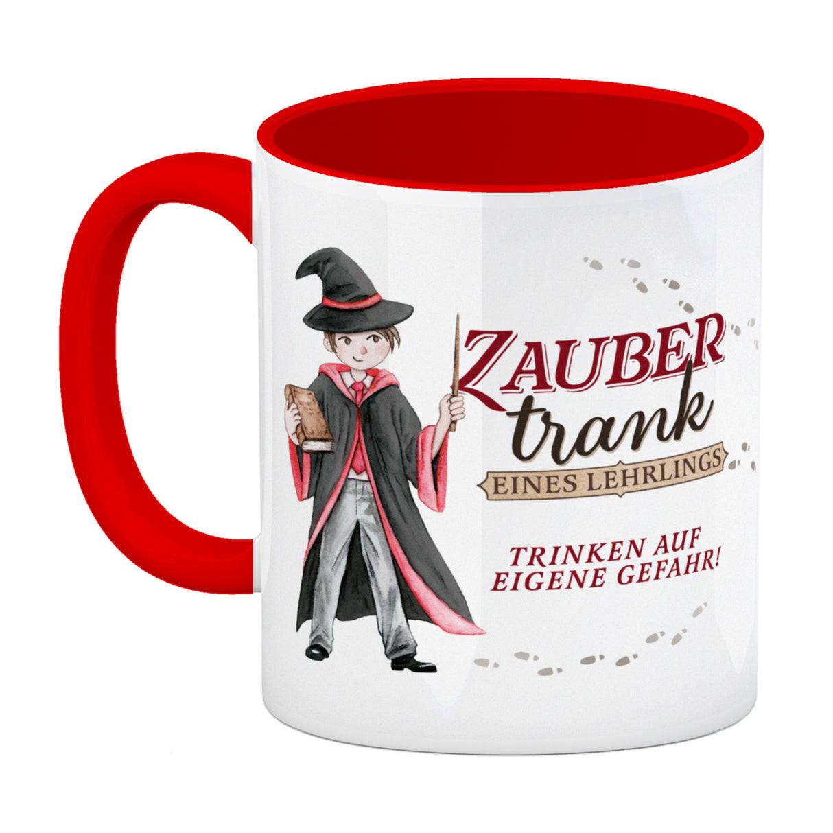 Zaubertrank Kaffeebecher mit Zauberschüler