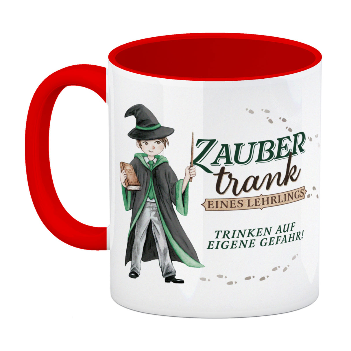 Zaubertrank Kaffeebecher mit Zauberschüler