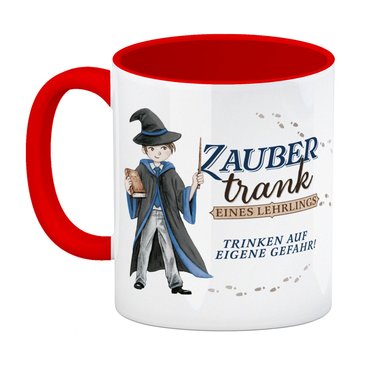 Zaubertrank Kaffeebecher mit Zauberschüler