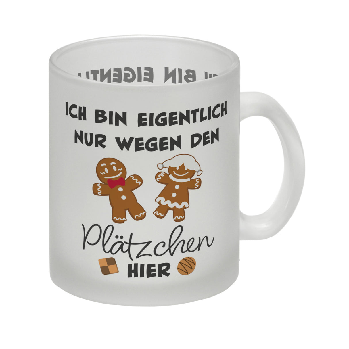 Lebkuchenmännchen Kaffeebecher mit Spruch