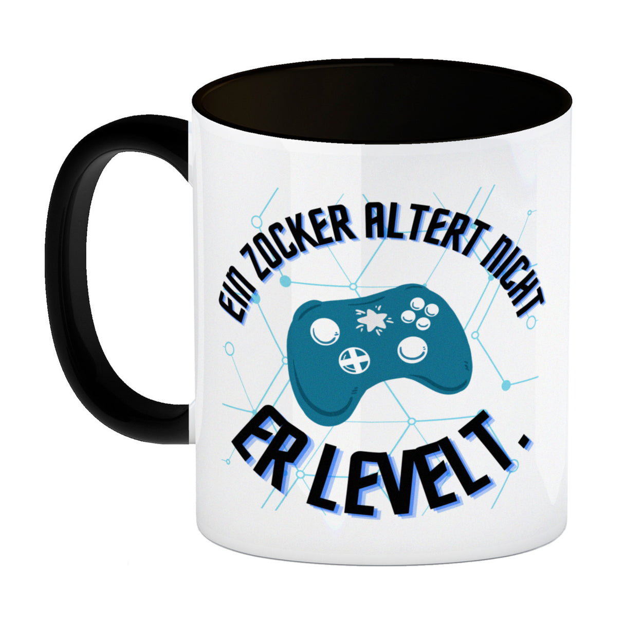 Ein Zocker altert nicht Kaffeebecher Er levelt