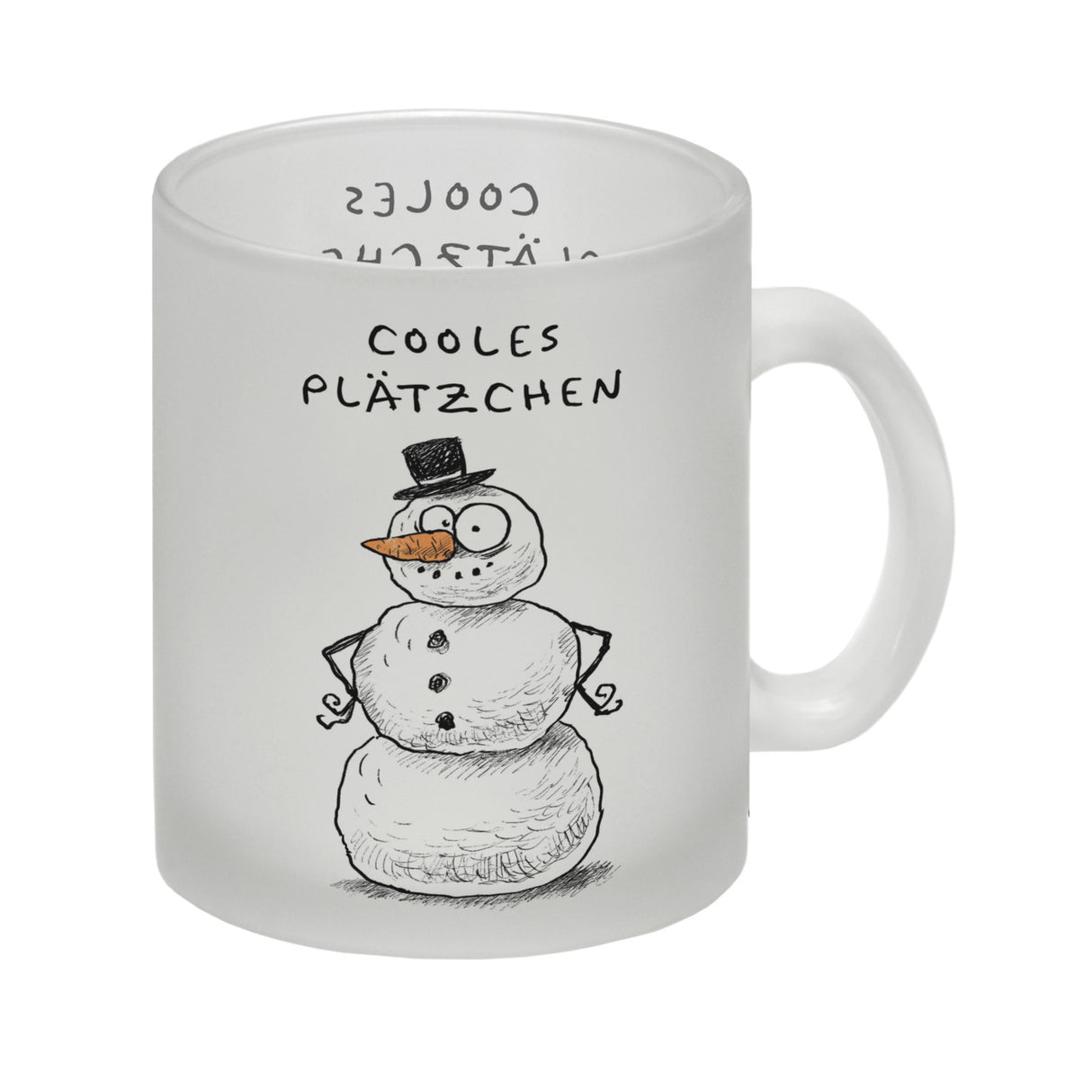 Weihnachtsmann am Naschen Kaffeebecher mit Spruch Erwischt
