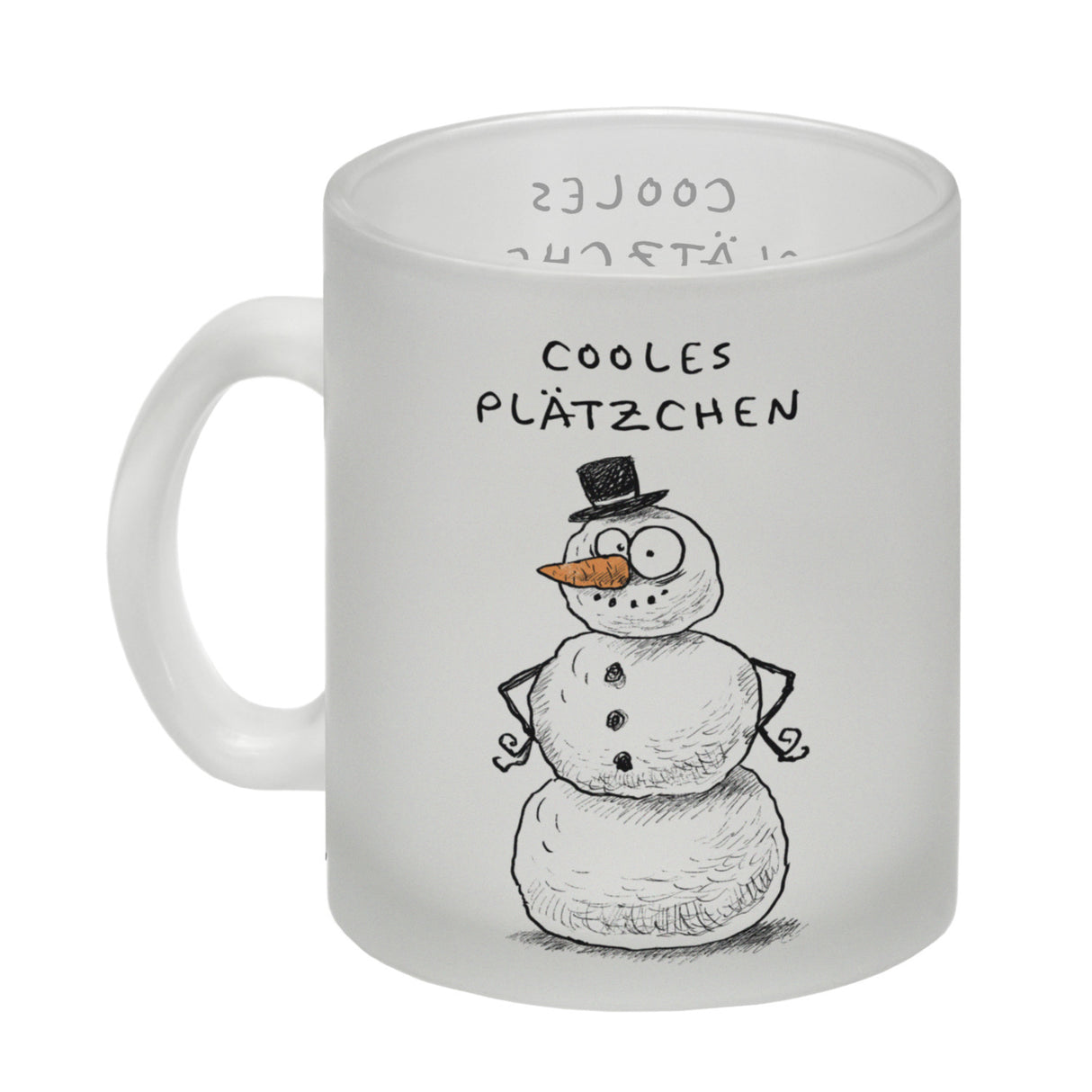 Weihnachtsmann am Naschen Kaffeebecher mit Spruch Erwischt
