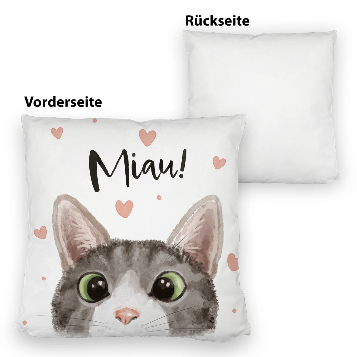 Miau Katze Kissen