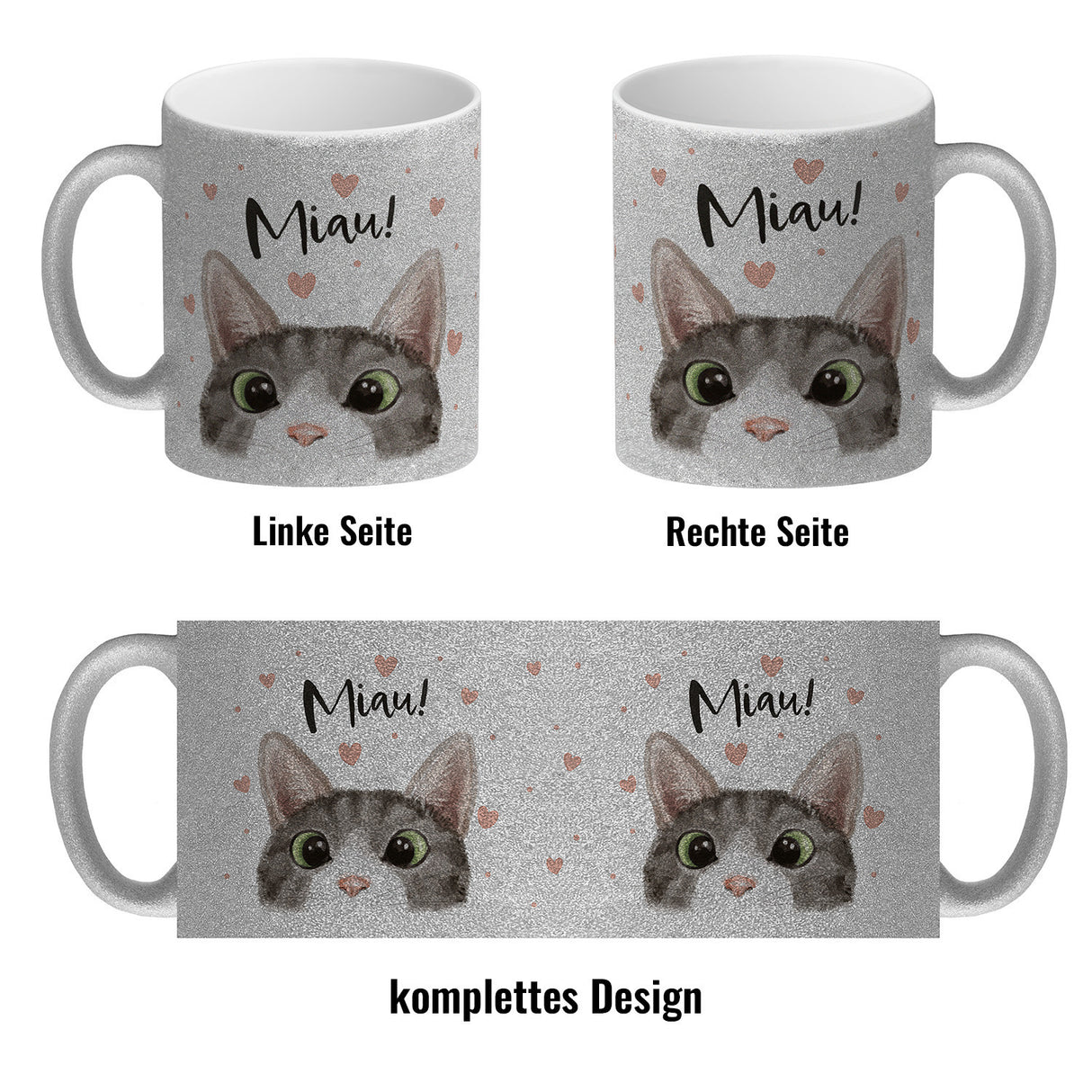 Miau Katze Kaffeebecher
