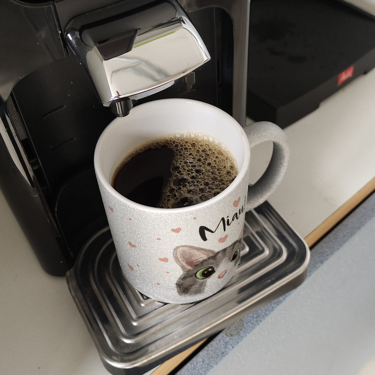 Miau Katze Kaffeebecher